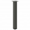 Nogi do stołu konsolowego 4 szt. Antracyt 72-74 cm Stal