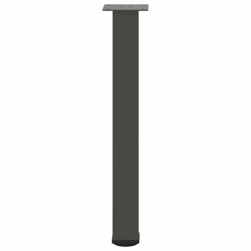 Nogi do stołu konsolowego 4 szt. Antracyt 72-74 cm Stal