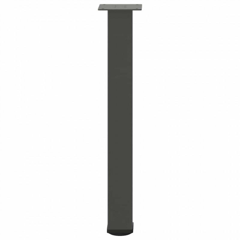 Nogi do stołu konsolowego 4 szt. Antracyt 72-74 cm Stal