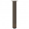 Nogi do stołu konsolowego 4 szt. Naturalna stal 72-74 cm Stal