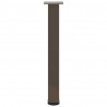 Nogi do stołu konsolowego 4 szt. Naturalna stal 72-74 cm Stal
