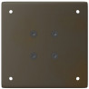 Nogi do stołu konsolowego 4 szt. Naturalna stal 72-74 cm Stal