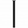 Nogi do stołu barowego 4 szt. Czarne 90-92 cm Stalowe