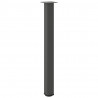 Nogi do stołu barowego 4 szt. Antracyt 90-92 cm Stal