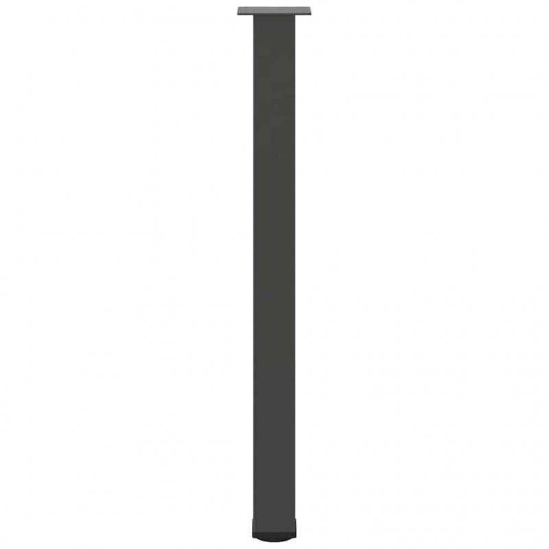 Nogi do stołu barowego 4 szt. Antracyt 90-92 cm Stal