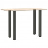Nogi do stołu barowego 4 szt. Antracyt 90-92 cm Stal