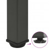 Nogi do stołu barowego 4 szt. Antracyt 90-92 cm Stal