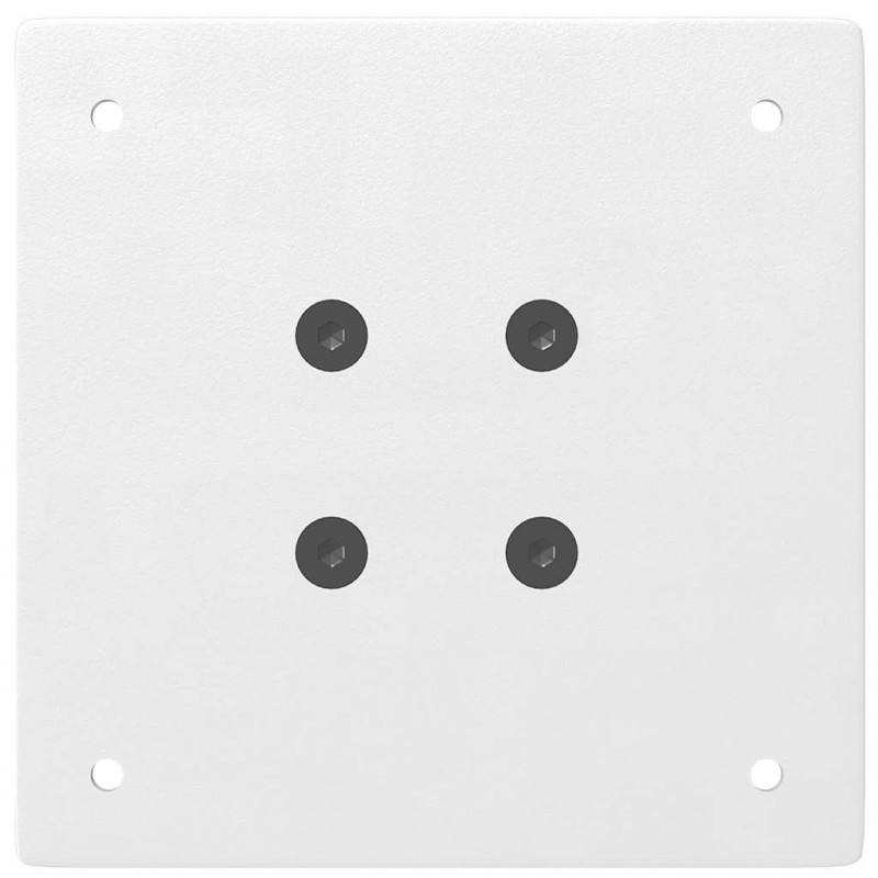 Nogi do stołu barowego 4 szt. Białe 100-102 cm Stal