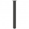 Nogi do stołu barowego 4 szt. Antracyt 100-102 cm Stal
