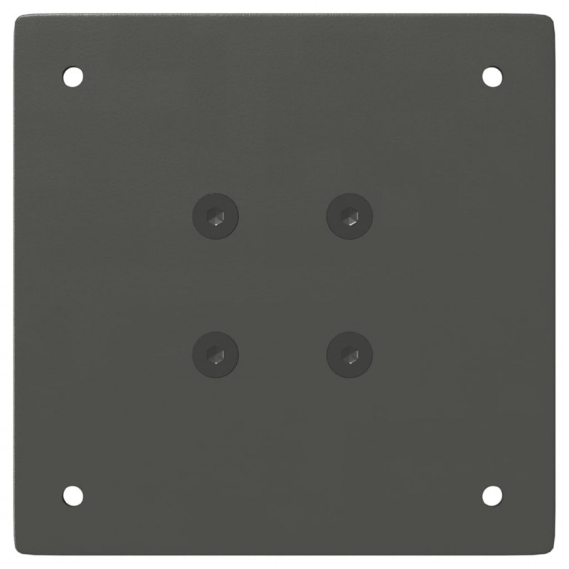 Nogi do stołu barowego 4 szt. Antracyt 100-102 cm Stal