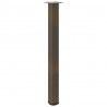 Nogi do stołu barowego 4 szt. Naturalna stal 100-102 cm Stal