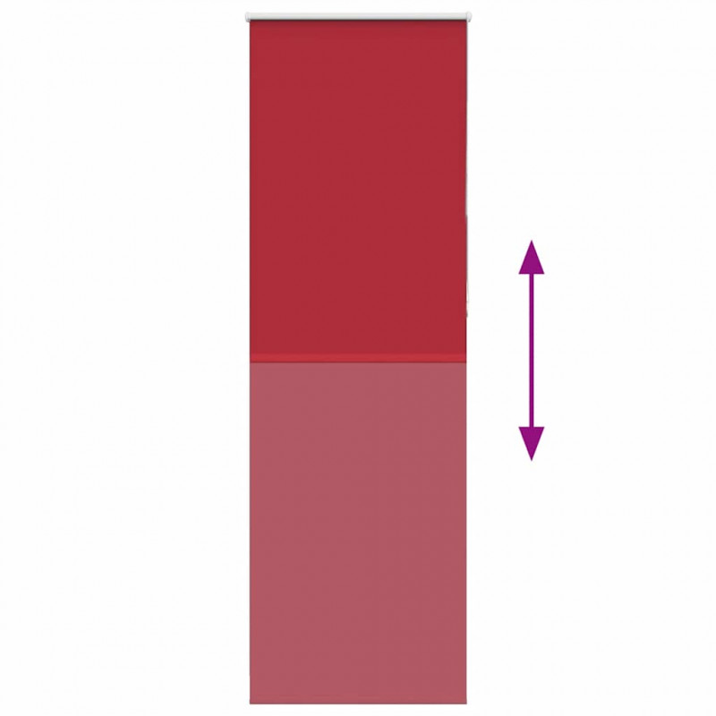 Roleta zaciemniająca Red 80x230 cm Szerokość tkaniny 75,7 cm