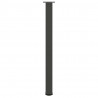 Nogi do stołu barowego 4 szt. Antracyt 110-112 cm Stal
