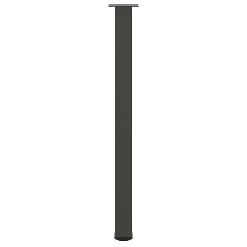 Nogi do stołu barowego 4 szt. Antracyt 110-112 cm Stal