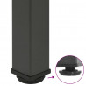 Nogi do stołu barowego 4 szt. Antracyt 110-112 cm Stal