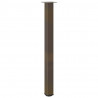 Nogi do stołu barowego 4 szt. Naturalna stal 110-112 cm Stal