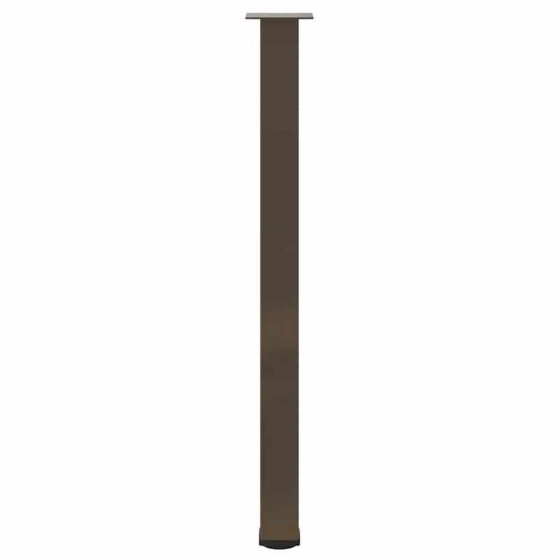 Nogi do stołu barowego 4 szt. Naturalna stal 110-112 cm Stal