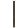 Nogi do stołu barowego 4 szt. Naturalna stal 110-112 cm Stal