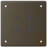 Nogi do stołu barowego 4 szt. Naturalna stal 110-112 cm Stal