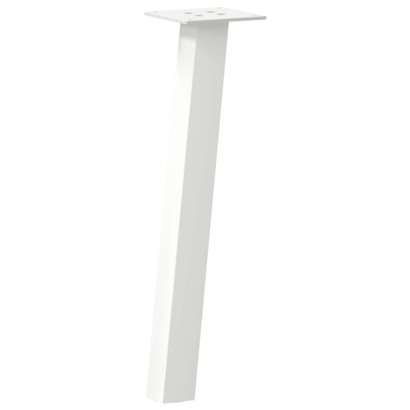 Nogi do stolika kawowego 4 szt. Białe 30 cm Stalowe