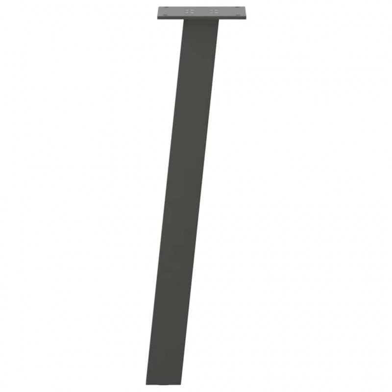 Nogi do stolika kawowego 4 szt. Antracyt 30 cm Stal