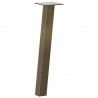 Nogi do stolika kawowego 4 szt. Naturalna stal 30 cm Stal