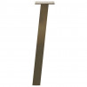 Nogi do stolika kawowego 4 szt. Naturalna stal 30 cm Stal