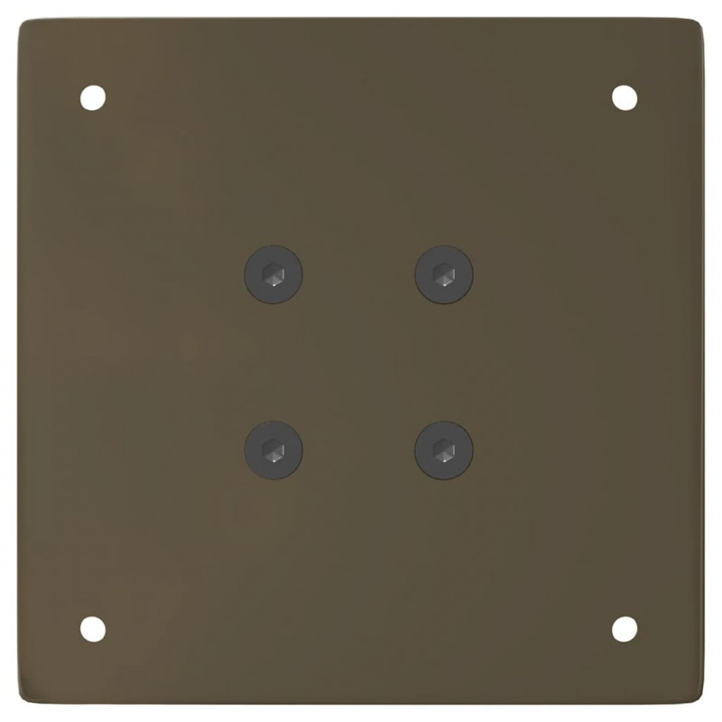 Nogi do stolika kawowego 4 szt. Naturalna stal 30 cm Stal