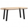 Nogi do stolika kawowego 4 szt. Czarne 42 cm Stalowe