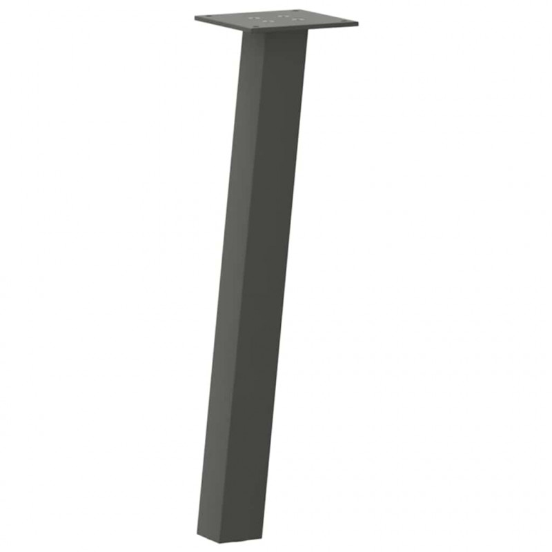 Nogi do stolika kawowego 4 szt. Antracyt 42 cm Stal