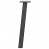 Nogi do stolika kawowego 4 szt. Antracyt 42 cm Stal
