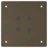 Nogi do stolika kawowego 4 szt. Naturalna stal 42 cm Stal