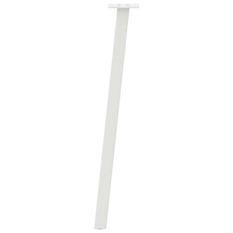 Nogi do stołu konsolowego 4 szt. Białe 72 cm Stalowe