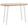 Nogi do stołu konsolowego 4 szt. Białe 72 cm Stalowe
