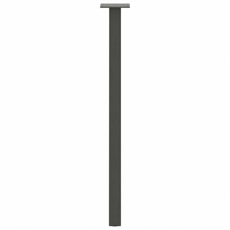 Nogi do stołu konsolowego 4 szt. Antracyt 72 cm Stal