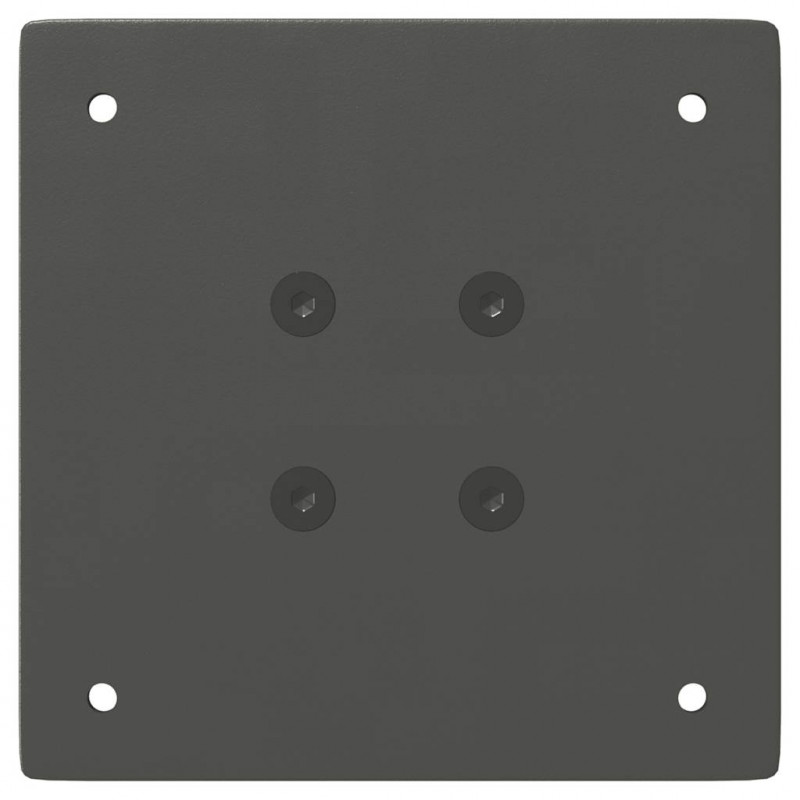 Nogi do stołu konsolowego 4 szt. Antracyt 72 cm Stal
