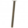 Nogi do stołu konsolowego 4 szt. Naturalna stal 72 cm Stal