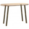 Nogi do stołu konsolowego 4 szt. Naturalna stal 72 cm Stal