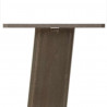 Nogi do stołu konsolowego 4 szt. Naturalna stal 72 cm Stal