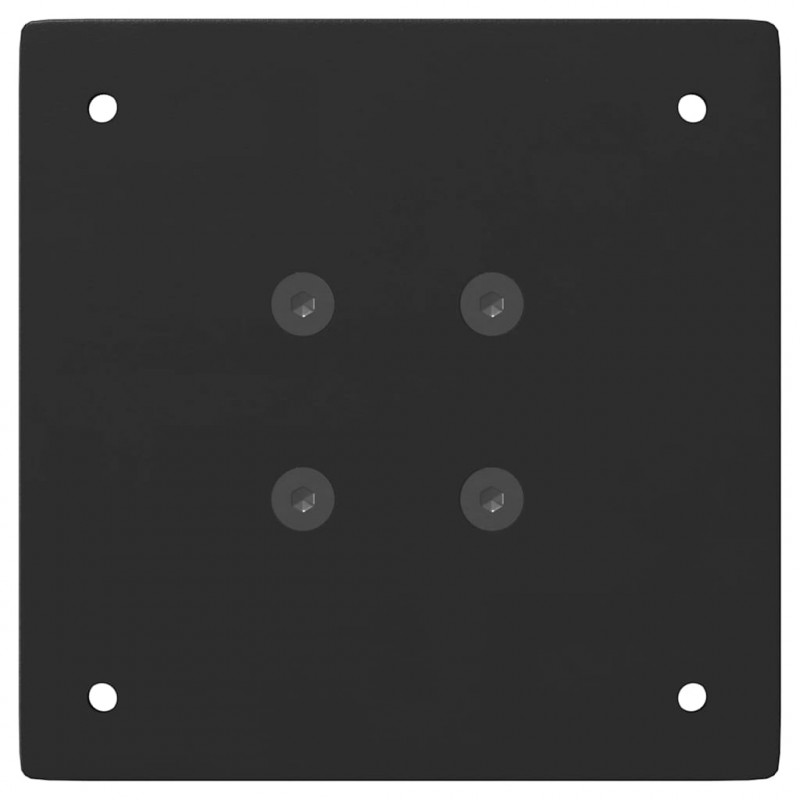 Nogi do stolika kawowego 4 szt. Czarne 30 cm Stalowe