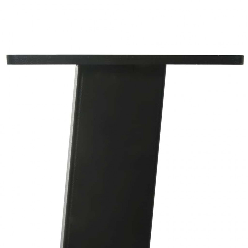 Nogi do stolika kawowego 4 szt. Czarne 30 cm Stalowe