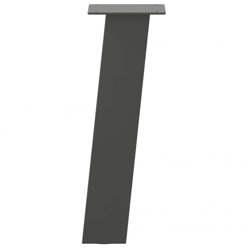 Nogi do stolika kawowego 4 szt. Antracyt 30 cm Stal