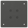 Nogi do stolika kawowego 4 szt. Antracyt 30 cm Stal
