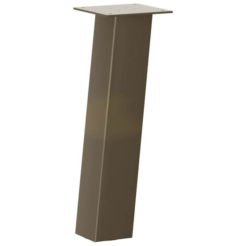 Nogi do stolika kawowego 4 szt. Naturalna stal 30 cm Stal