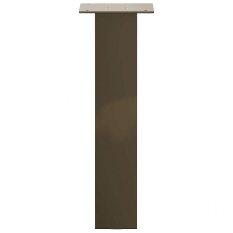 Nogi do stolika kawowego 4 szt. Naturalna stal 30 cm Stal