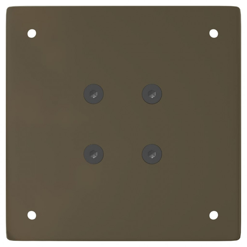 Nogi do stolika kawowego 4 szt. Naturalna stal 30 cm Stal