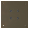 Nogi do stolika kawowego 4 szt. Naturalna stal 30 cm Stal