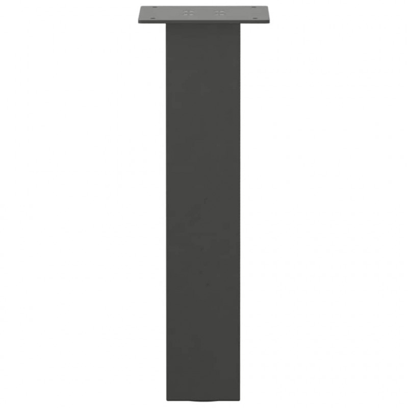 Nogi do stolika kawowego 4 szt. Antracyt 42 cm Stal