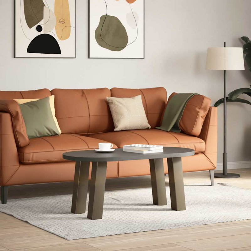 Nogi do stolika kawowego 4 szt. Naturalna stal 42 cm Stal