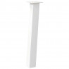 Nogi do stołu konsolowego 4 szt. Białe 72 cm Stalowe